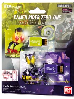 Bandai VBM Card Set Kamen Rider Vol.1 Kamen Rider Zero-One Side:Zea & Side:Ark 4549660723752 (Toy)