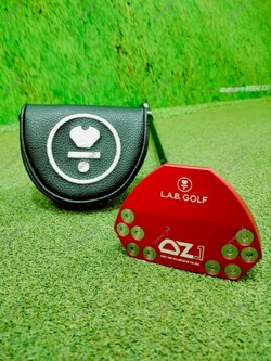 Putter L.A.B. Golf OZ.1 Red Lie 69° Length 34” ( Matte Black Premium Steel )/ ( Grip Press Pistol 2.0 )