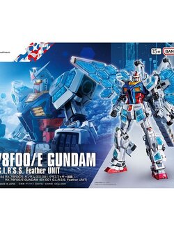 Bandai 1/144 RX-78F00/E Gundam (EX-001 G.L.R.S.S. Feather Unit) 4573102685551 (Plastic Model)