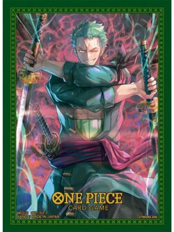 Bandai One Piece Card Game Sleeves Vol.11 Roronoa Zoro 4582769796869 (การ์ดวันพีช)