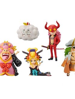 Banpresto (ครบ Set 5 กล่อง) WCF One Piece World Collectable Figure - Wanokuni Onigashima 1 4983164191912 (Figure)