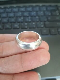 แหวนเกลี้ยงเงินแท้ 99.99%