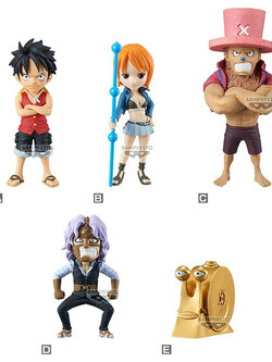 Banpresto (ครบ Set 5 กล่อง) WCF One Piece World Collectable Figure - Enies Lobby 1 4983164288391 (Figure)