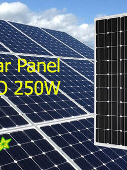 แผงโซล่าเซลล์โมโน 250 วัตต์
