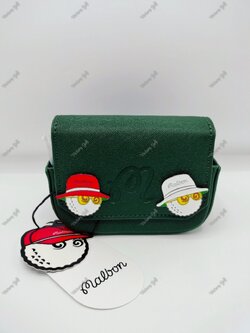กระเป๋าเก็บลูกกอล์ฟ Malbon Golf Dark Green Color