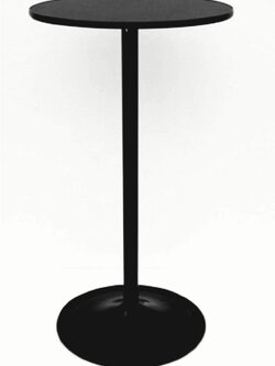 RENT/ให้เช่า : โต๊ะบาร์ ท๊อปกลม สีดำ รุ่น TOKYO (โตเกียว)