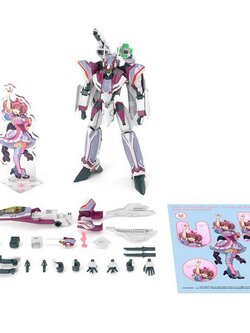 Bandai HG 1/100 VF-31C Siegfried (Mirage Farina Jenius) Deluxe Set 4573102693587 (Plastic Model)