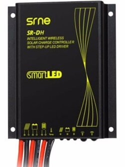 ตัวควบคุมการชาร์จแบตเตอรี่ แบบ PWM ขนาด 15A 12/24V SR-DH100