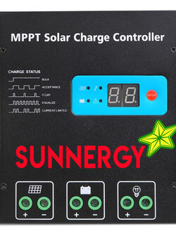 ตัวควบคุมการชาร์จแบตเตอรี่ แบบ MPPT ขนาด 30A 12/24V (Max Volt Input: 150V) SR-MT2430