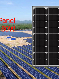 แผงโซล่าเซลล์โมโน 80 วัตต์