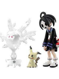 Bandai 1/20 Pokemon Scale World Galar Region Allister & Mimikyu & Cursola 4570117913525 (Figure)