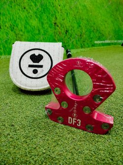 Putter L.A.B. GOLF DF3 Pink Lie 69° Length 33" ( Matte Black Premium Steel ) / ( Grip Press Pistol 2.0 )
