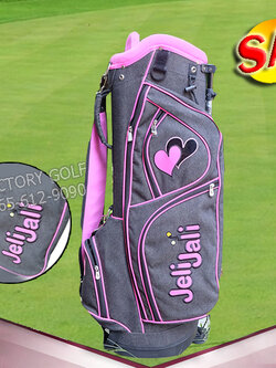 GOLF Stan BAG Jeli Jali สีดำ-ชมพู
