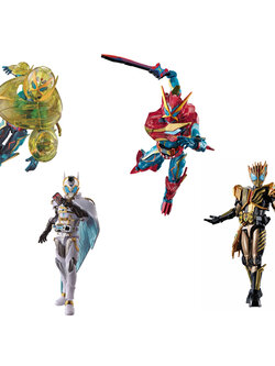 Bandai (ครบ Set 8 กล่อง) SO-DO Kamen Rider Gotchard -4- Feat. Kamen Rider Outsiders 4570117914720 (Figure)