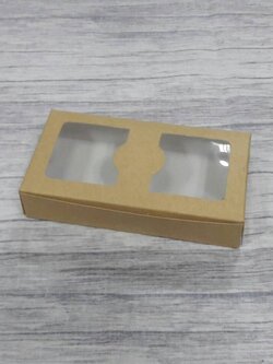 กล่องบราวนี่ 2 - 3 ชิ้น กล่องทรงแบน กล่องคุ๊กกี้ กล่องช็อคโกแลต กล่องขนมฟู้ดเกรด สีคราฟท์น้ำตาลอ่อน ขนาด 8 x 15 x สูง 3 ซม.ราคา 100 บาทต่อแพ็ค (20ใบ)