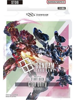 Bandai Gundam Card Game Starter Deck ST06 Clan Unity 4582769894497 (การ์ด)