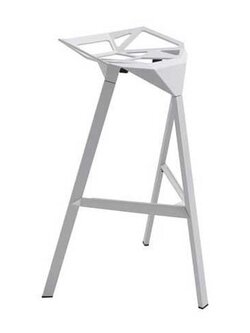 RENT/ให้เช่า: เก้าอี้สตูลบาร์ รุ่น MET (เมท) สีขาว