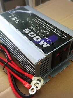 Inverter (หม้อแปลงไฟฟ้า) รุ่น PSW-500W 12V TBE