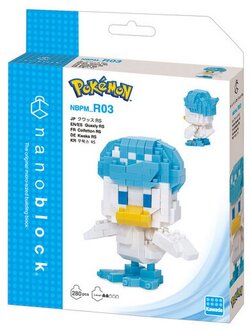 Kawada nanoblock Pokemon NBPM_R03 Quaxly RS (Kuwassu) 4972825224564 (นาโนบล็อค)