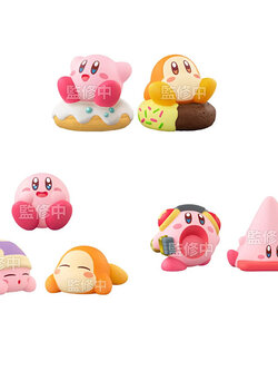 Bandai (ครบ Set 7 กล่อง/สุ่มสีโดนัท) Kirby Friends 5 4570117921148 (Figure)