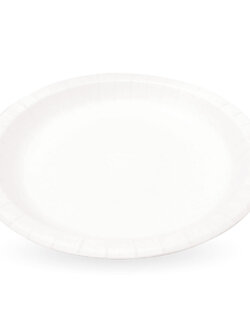 FEST จานกระดาษ ใช้แล้วทิ้ง สีขาว 7 นิ้ว แพ็ค 50 ใบ PP011