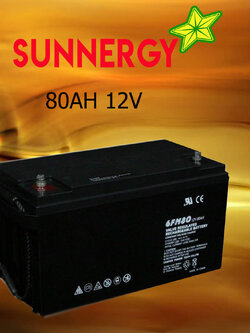 แบตเตอรี่ DEEP CYCLE 80AH 12V