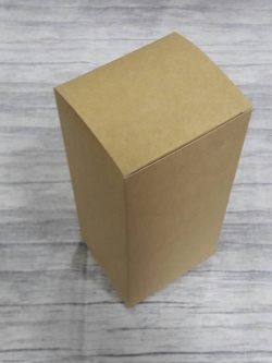 กล่องของขวัญ กล่องอเนกประสงค์ สีคราฟท์น้ำตาลอ่อน ขนาด 8.5x7.5x18 ซม. กล่องของที่ระลึก กล่องเครื่องสำอางค์ กล่องของใช้ กล่องแบบฝาหัวท้าย ราคา 160 บาท/20 ใบ