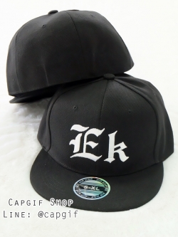 หมวกฮิปฮอปเต็มใบปักชื่อ