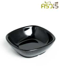 Figures ถ้วยน้ำจิ้ม สี่เหลี่ยมมุมมน เมลามีน 3 นิ้ว [ 7 x 2 ซม. ] D884-3