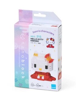 Kawada nanoblock Sanrio NBCC_215 Hello Kitty Kimon 4972825229064 (นาโนบล็อค)