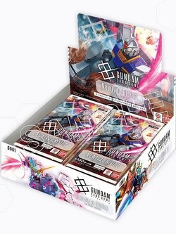 Bandai Gundam Card Game Booster Box GD01 Newtype Rising แบบกล่อง (24 ซอง) 4582769825262 (การ์ด)