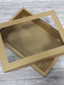 กล่องของขวัญ กล่องของที่ระลึก กล่องฝาครอบ กล่องอเนกประสงค์ กล่องของใช้ กล่องใส่ข้าวสาร กล่องแบบฝาครอบสีน้ำตาล ขนาด 16.2x22.5x4.5 ซม. ราคา 415 บาทต่อแพ็ค (20 ใบ)