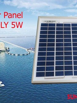 แผงโซล่าเซลล์โพลี 5W