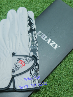 Glove CRAZY (วัสดุเป็นหนังแกะ ให้ความรู้สึกที่ดีมาก ไม่ลื่น )