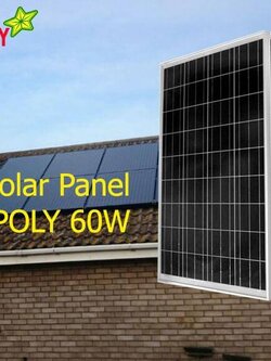 แผงโซล่าเซลล์โพลี 60W