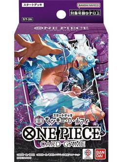 Bandai One Piece Card Game Starter Deck ST-26 Purple/Black Monkey D. Luffy 4582769864827 (การ์ดวันพีช)