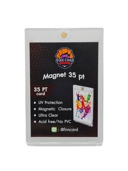 Finncard Magnet 35pt สำหรับการ์ด 64x89mm Magnetic Holder กรอบแม่เหล็ก มีฟิล์มกันรอย FSMH356489 (การ์ด)
