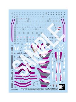 Bandai HG 1/100 VF-31C Siegfried (Mirage Farina Jenius) Water Decals 4573102691675 (Decal)