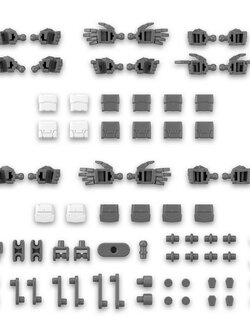 Bandai 30MM Option Parts Set 12 (Hand Parts/Multi Joint) 4573102651150 (Plastic Model)