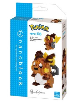 Kawada nanoblock Pokemon NBPM_105 Raichu 4972825229170 (นาโนบล็อค)
