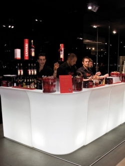 RENT/ให้เช่า: เคาน์เตอร์บาร์ LED เรืองแสง รุ่น U