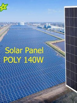 แผงโซล่าเซลล์โพลี 140W