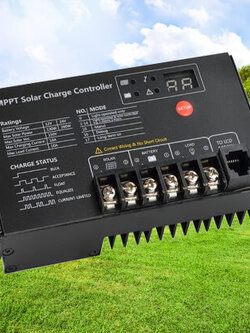 ตัวควบคุมการชาร์จแบตเตอรี่ แบบ MPPT ขนาด 10A 12/24V (Max Volt Input: 150V) SR-MT2410