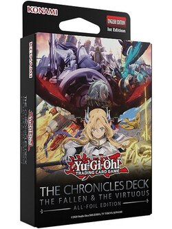 Konami Yu-Gi-Oh! Asia English The Chronicles Deck : The Fallen & The Virtuous (CH01-AE) 4988602179255 (การ์ดยูกิ)