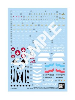 Bandai HG 1/100 VF-22S Sturmvogel II Water Decals 4573102683250 (Decal)