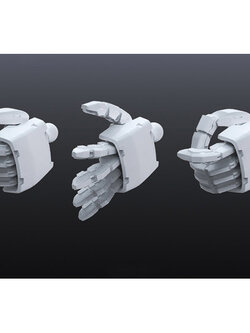 Bandai BUILDERS PARTS HD 1/144 MS Hand 02 (Zeon) 4573102619419