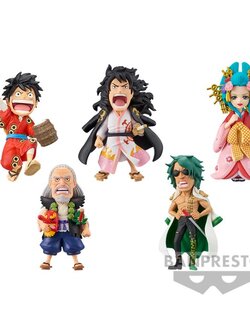 Banpresto (ครบ Set 5 กล่อง) WCF One Piece World Collectable Figure - Wanokuni Kanketsuhen 1 4983164888195 (Figure)