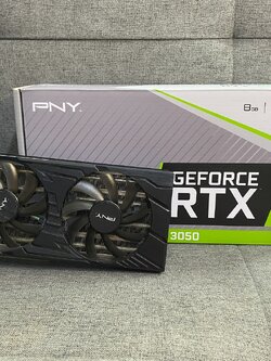 NVIDIA RTX 3050 8GB PNY UPRISING DUAL FAN