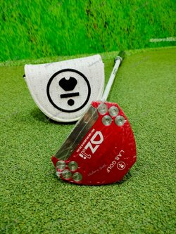 Putter L.A.B. Golf OZ.1i - Red Lie 69° Length 34” ( ACCRA x L.A.B. - White )/ ( Grip Press Pistol 2.0 )