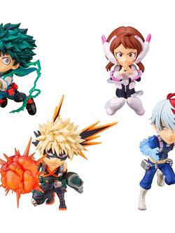 Banpresto (ครบ Set 4 กล่อง) WCF My Hero Academia World Collectable Figure 4983164195019 (Figure)